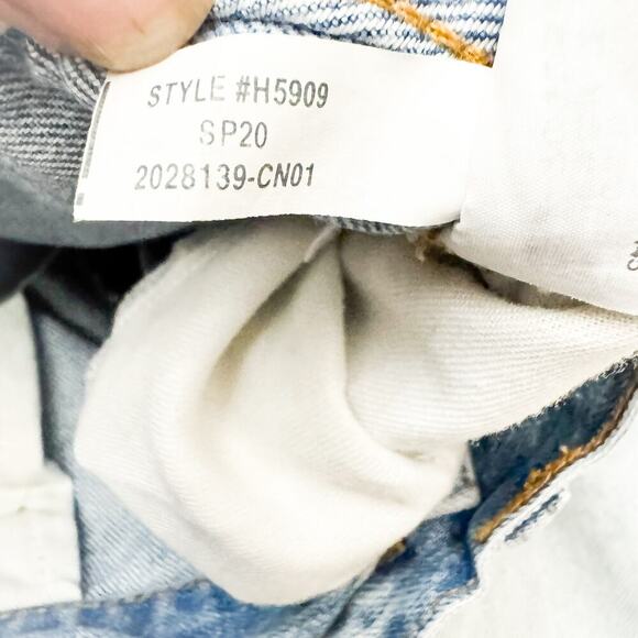 Madewell The Perfect Vintage Jean Light Wash Denim Jeans Size 27 - Picture 7 of 9